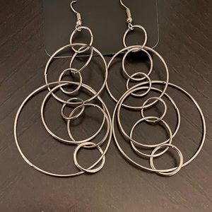 Silver earrings